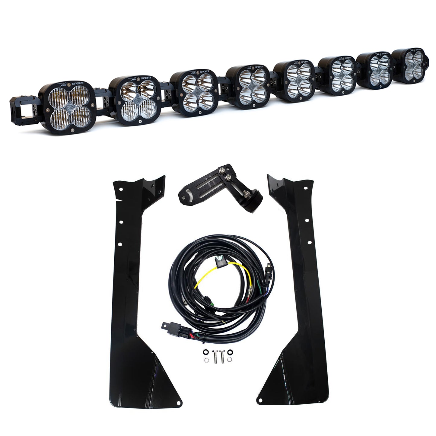 Jeep JK XL Linkable Roof Bar Kit 07-16 Wrangler JK Baja Desgins