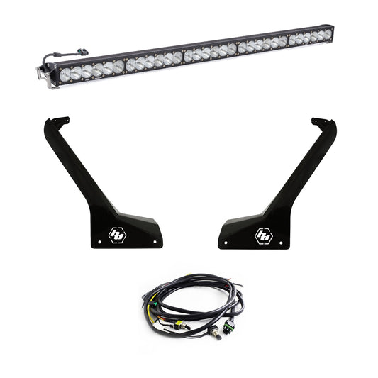 Jeep JL/JT Roof Bar LED Light Kit 50 Inch OnX6+ Baja Designs