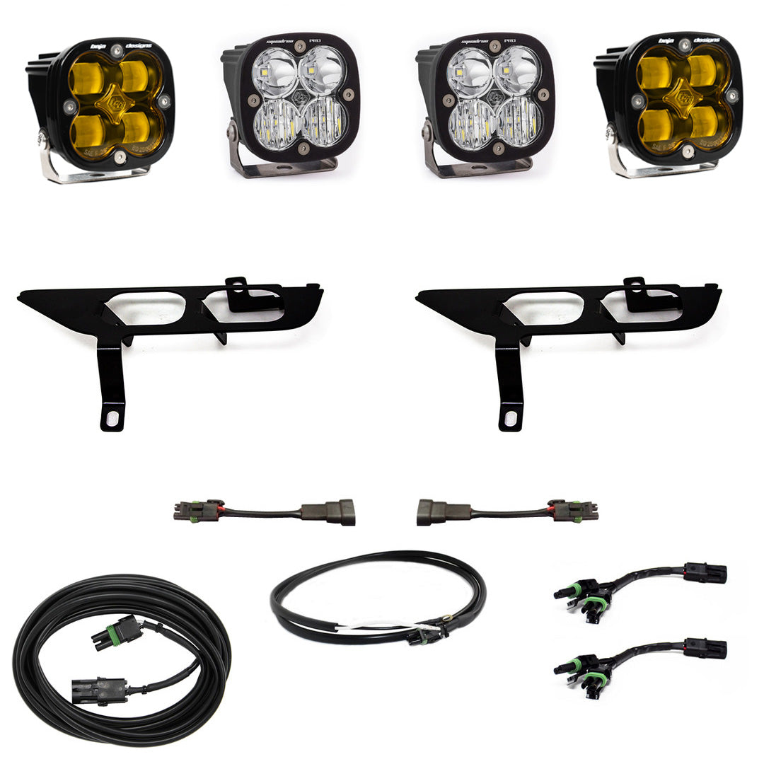 Ford, F150, (21-On), FPK, SAE Baja Amber/Sport DC, Up w/o DRL Baja Designs