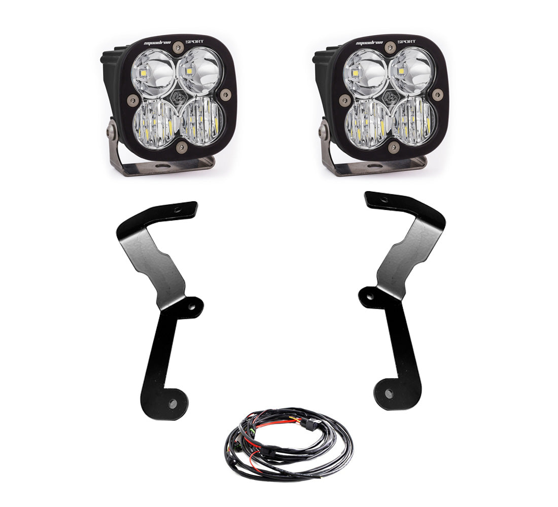 Sierra 1500 19-On Squadron Sport A Pillar Light Kit Baja Designs