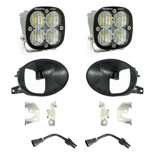 Squadron Sport Fog Pocket Kit 19-24 Sprinter 1500/2500/3500 (Wide Cornering; Clear)
