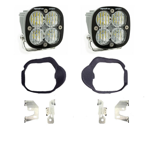 Mercedes Squadron Sport Fog Pocket Light Kit For Mercedes 2014-2018 Sprinter Van (Clear) Baja Designs