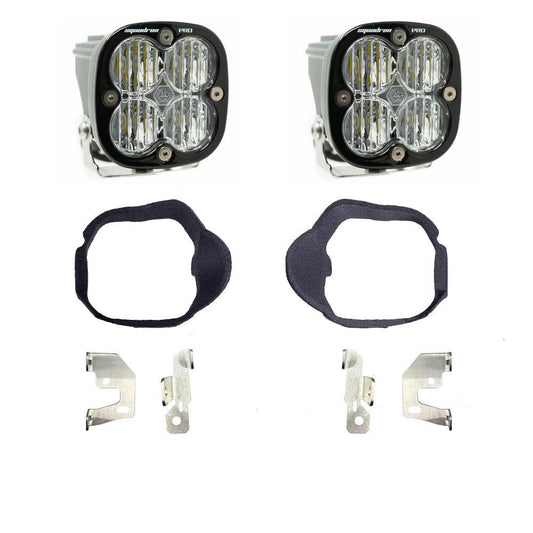 Mercedes Squadron Pro Fog Pocket Light Kit For Mercedes 2014-2018 Sprinter Van (Clear) Baja Designs