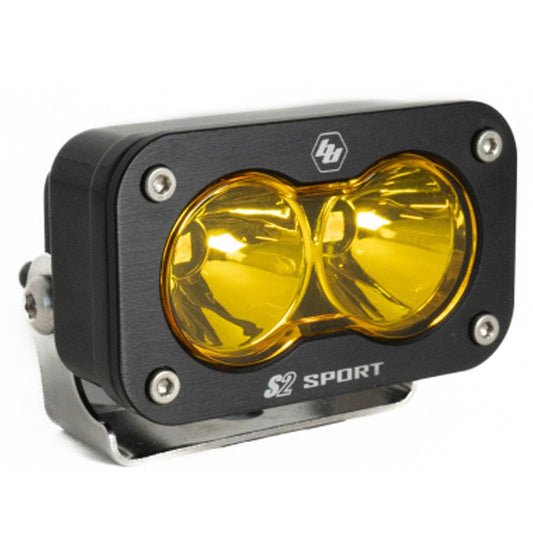 LED Work Light Baja Amber Lens Spot Pattern Each S2 Sport Baja Designs