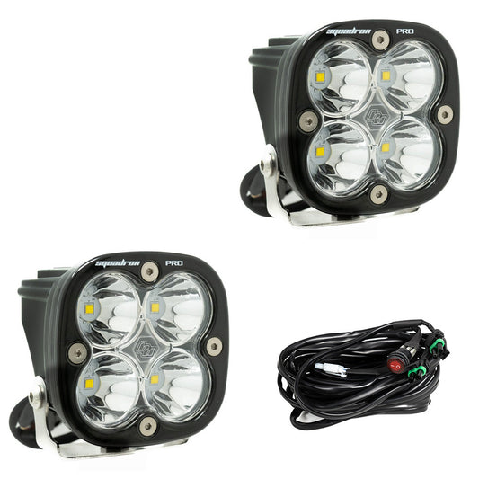 LED Light Pods Spot Pattern Pair Squadron Pro Series Baja Designs