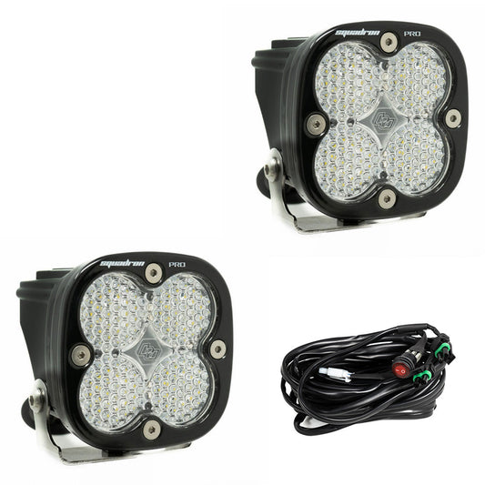 LED Light Pods Work/Scene Pattern Pair Squadron Pro Series Baja Designs