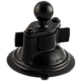 Ram Mount Suction Cup Twist Lock Base 3.3 Inch W/1 Inch Ball