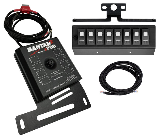 BantamX w/ Red LED Switch panel for JK 2007-2008