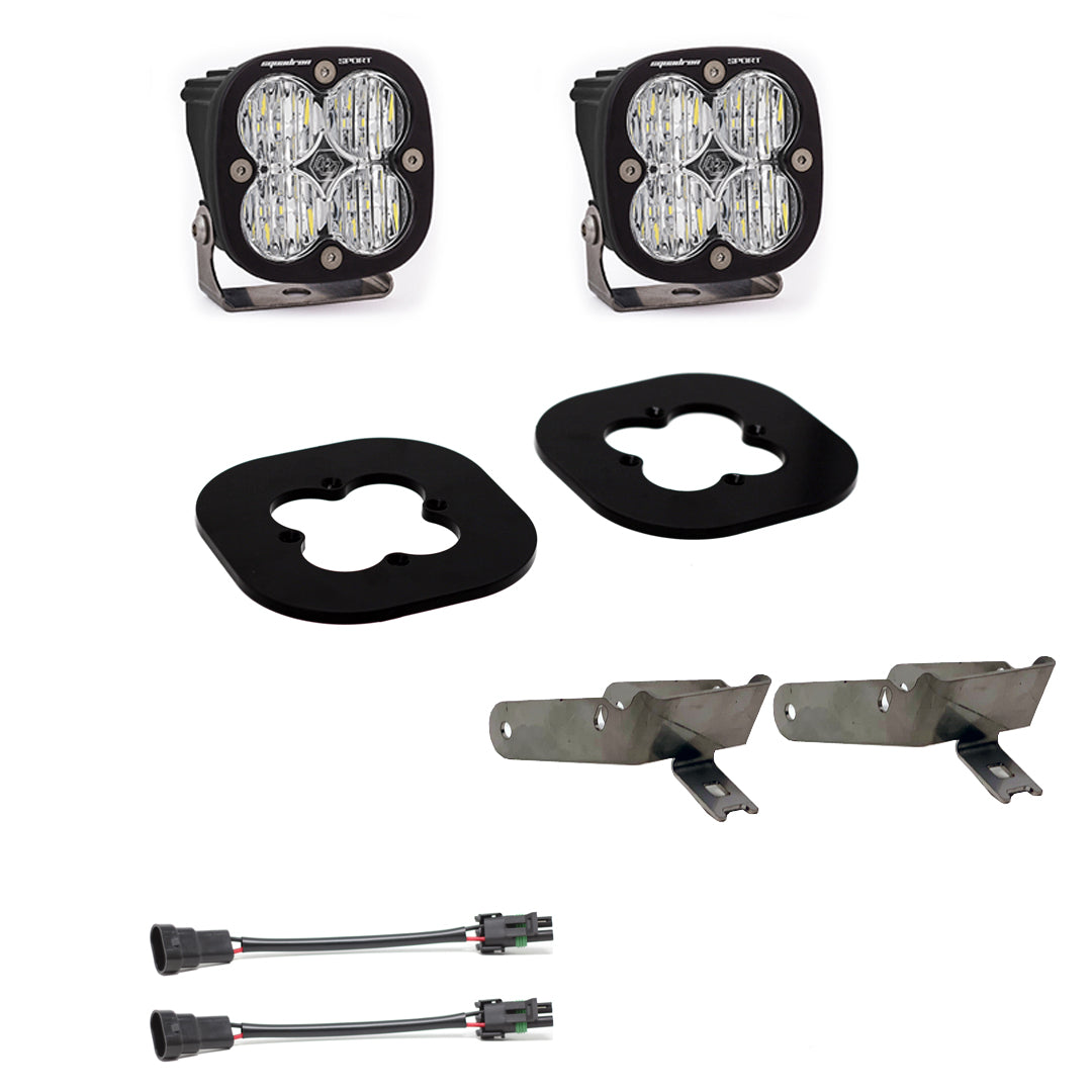 Super Duty Fog Lights Squadron Pro 11-16 Super Duty Fog Pocket Kit Baja Designs