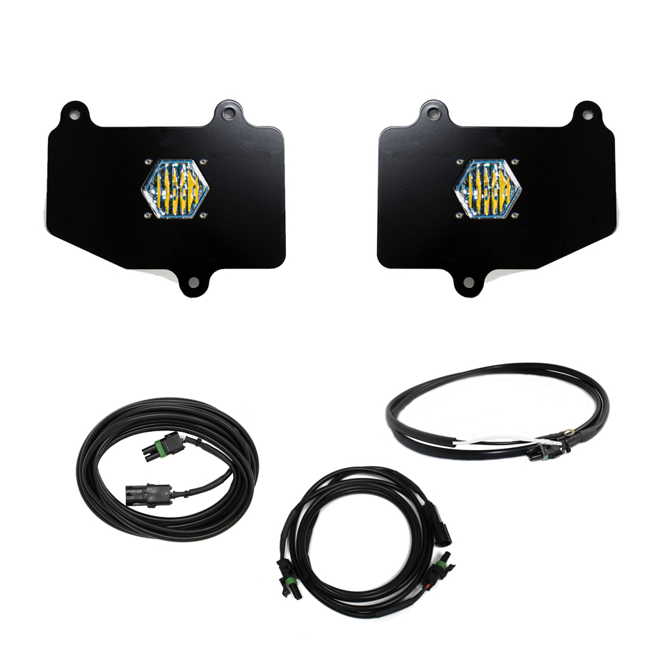 Jeep JT LED Light Dual S1 Reverse Kit w/Upfitter For 18-Pres Wrangler JT Baja Designs