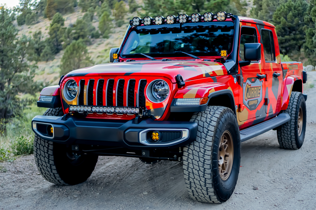 Jeep JL/JT Roof Bar LED Light Kit 50 Inch S8 Baja Designs