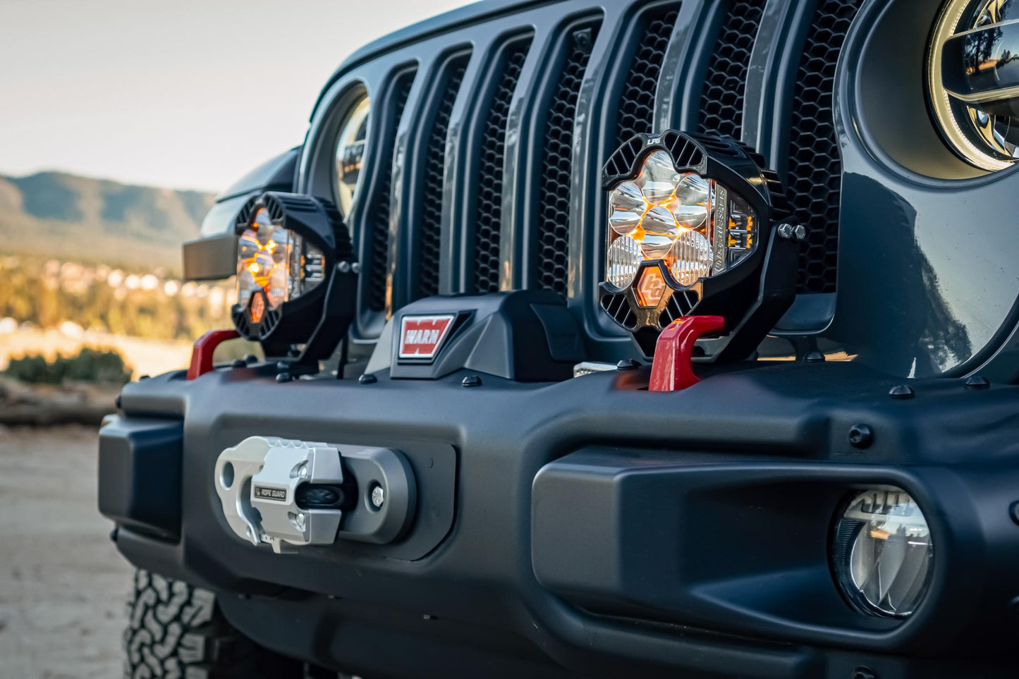 Jeep JL/JT Rubicon Steel Bumper LED Light Kit XL Pro w/Upfitter Baja Designs