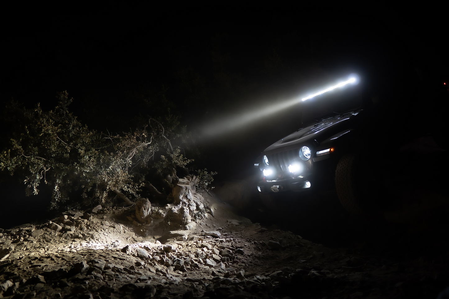 Jeep JL/JT Rubicon Steel Bumper LED Light Kit XL 80 w/Upfitter Baja Designs