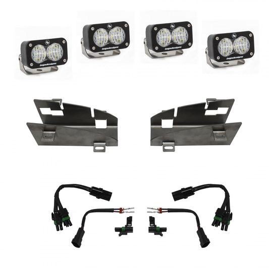 Dodge Ram Rebel/TRX (19-On) Dual S2 Fog Pocket Kit Baja Designs