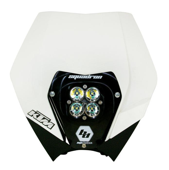 KTM 08-13 Complete LED Kit W/ Head Shell White Squadron Pro Baja Designs