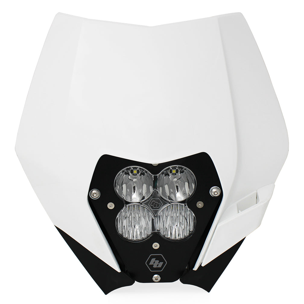 KTM Headlight Kit DC 08-13 W/Headlight Shell White XL Pro Series Baja Designs