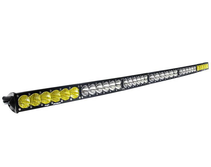 60 Inch LED Light Bar Amber/Wide Wide Dual Control Pattern OnX6 Series Baja Designs