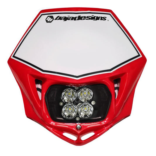 Motorcycle Race Light LED DC Red Squadron Sport Baja Designs