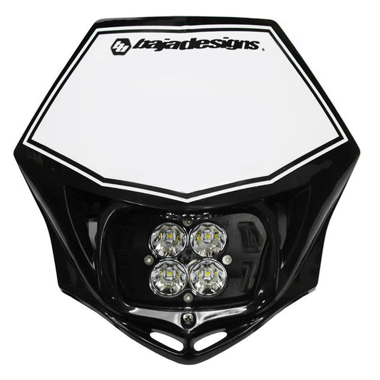 Motorcycle Race Light LED DC Black Squadron Sport Baja Designs