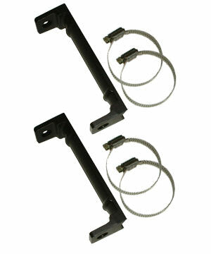 Motorcycle Racelight Receiver Kit w/ Rubberized Clamps For 8 Inch Race Light