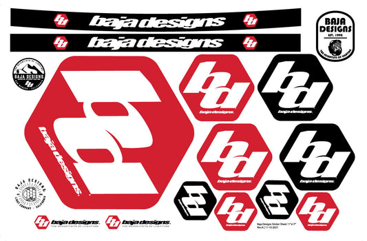 BD Sticker Sheet Baja Designs