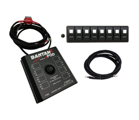 BantamX Modular w/ Amber LED with 84 Inch battery cables