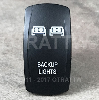 Back-Up LED Lights Rocker Switch sPOD