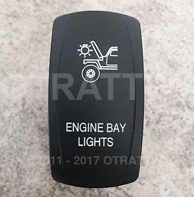 Engine Bay Light Rocker Switch sPOD
