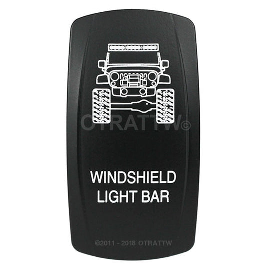 JK Windshield Light Bar Rocker Switch sPOD