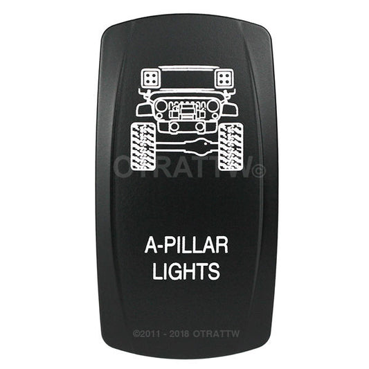 JK A-Pillar Lights Rocker Switch sPOD